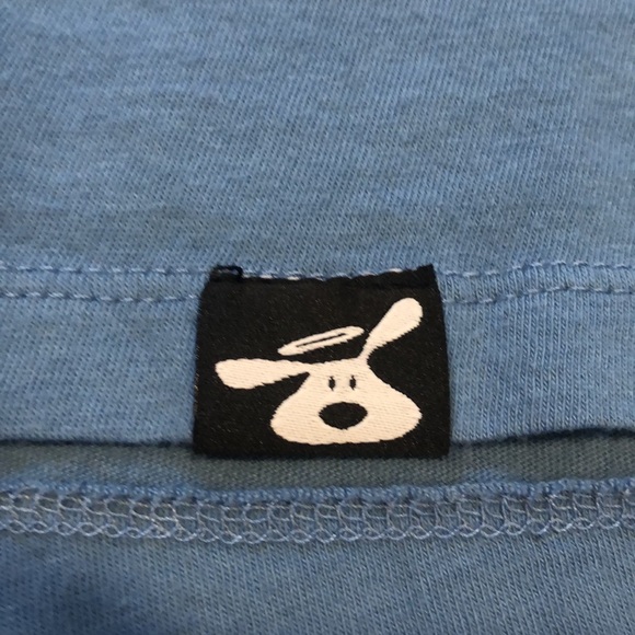 DOG IS GOOD CAT MOM GRAPHIC PRINT T-SHIRT BLUE WHITE SIZE EXTRA LARGE - Picture 7 of 12